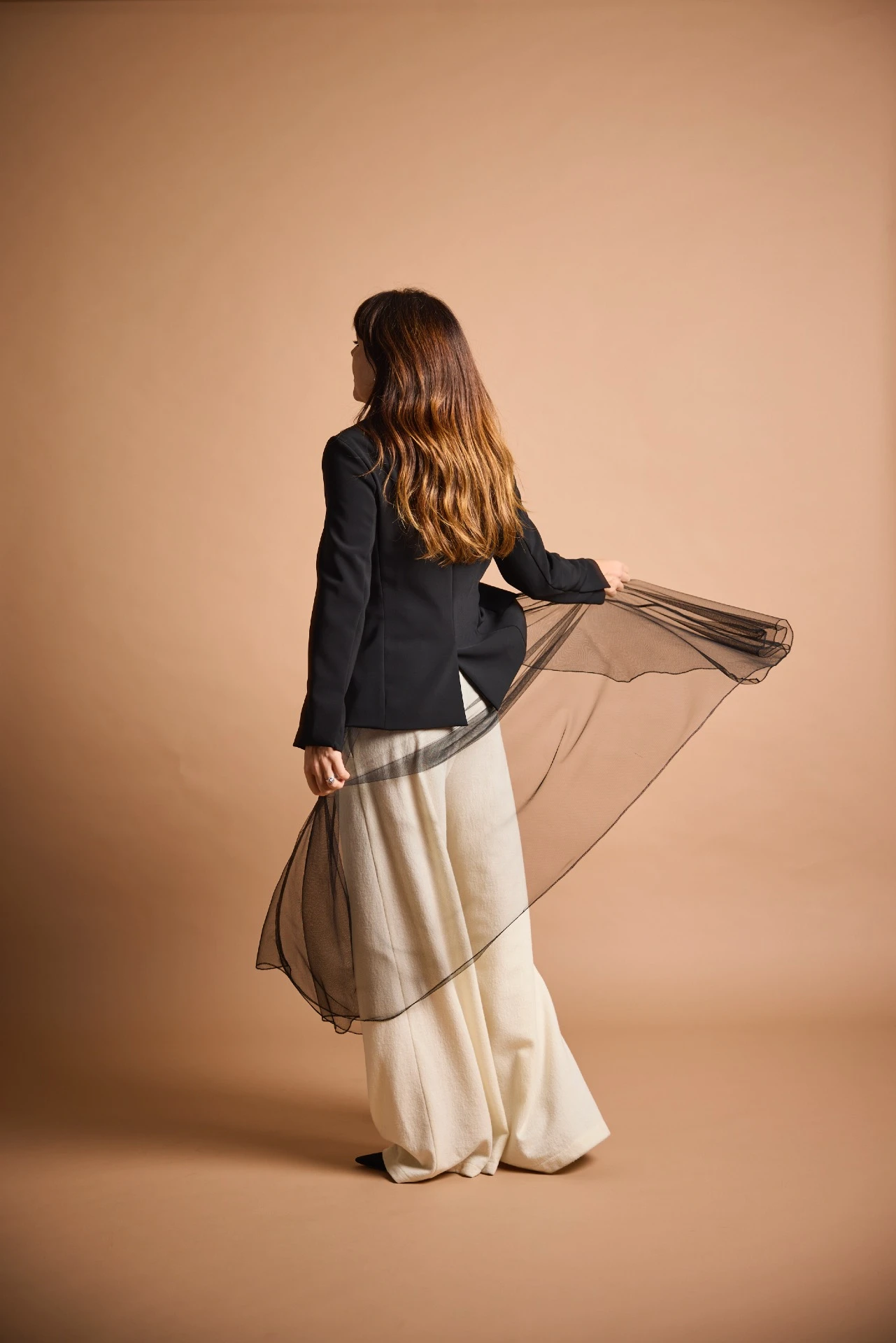 Blazer "Devi ta" mit Rockteil aus Tüll