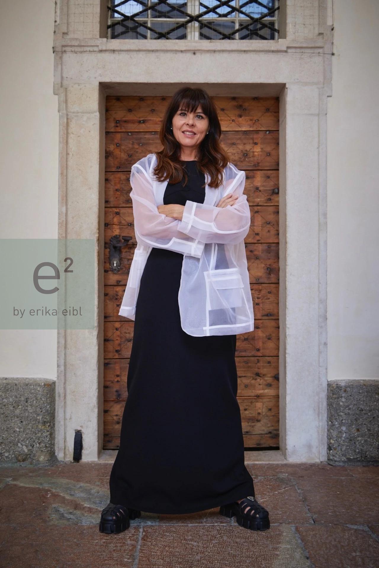 Oversized Blazer, Seidenorganza