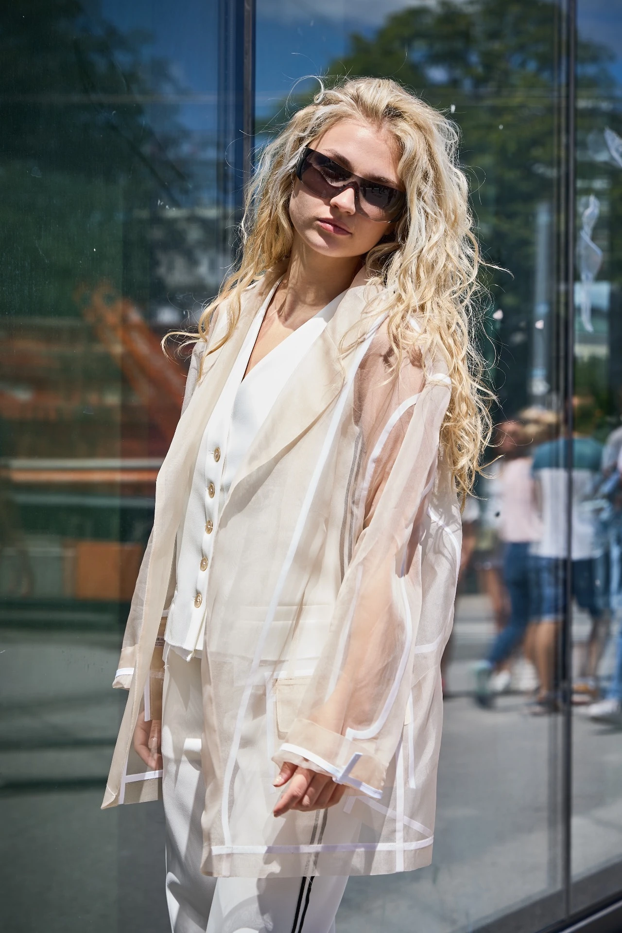 Blazer "Bakul", Seidenorganza