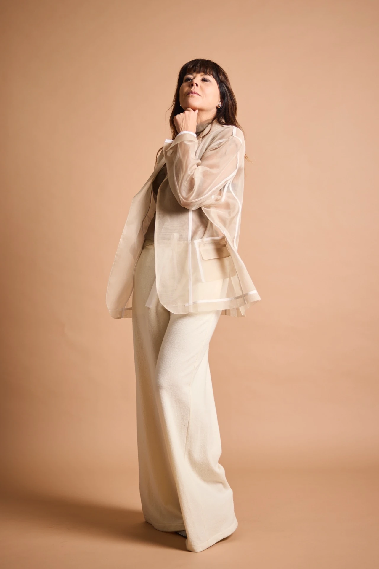 Hose "Aditi", Off-white, Merino extafein 