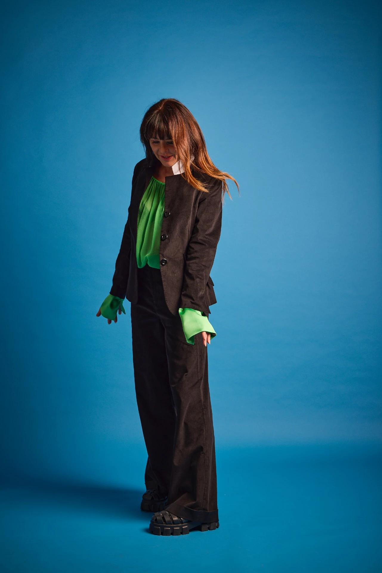 Blazer "Devi ta", Schwarz, Velvet