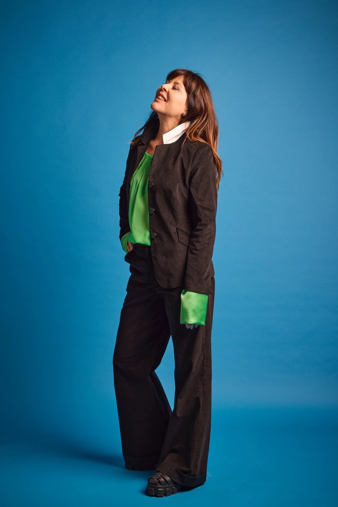 Blazer "Devi ta", Schwarz, Velvet