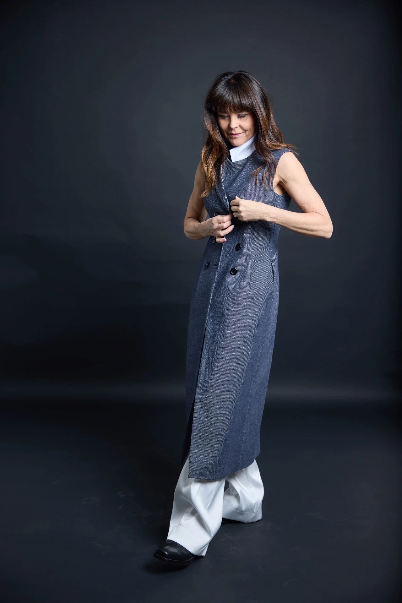 Mantelkleid "Deepa",  BlueDenim