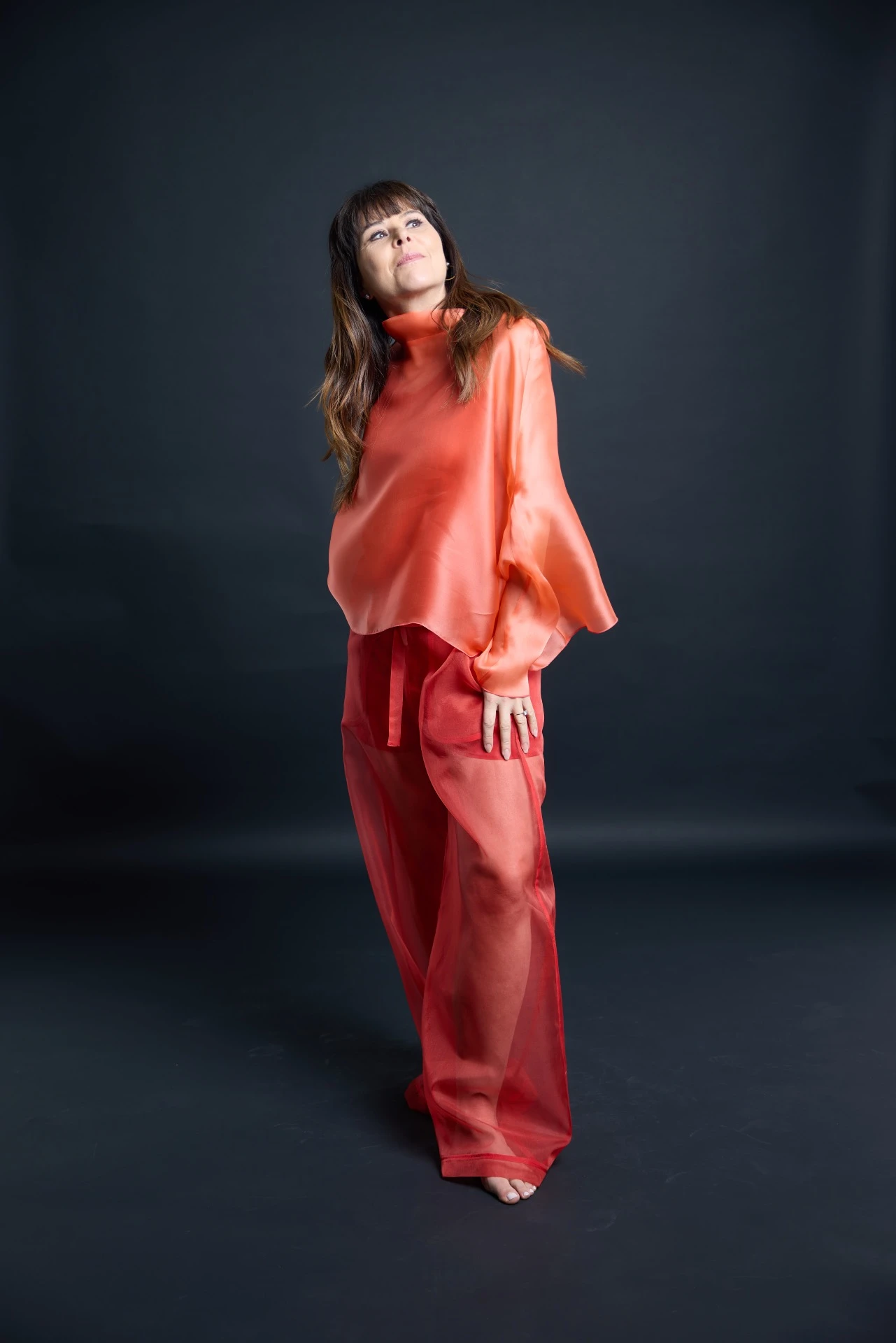 Seiden-Cape-Bluse | Design aus Salzburg.  