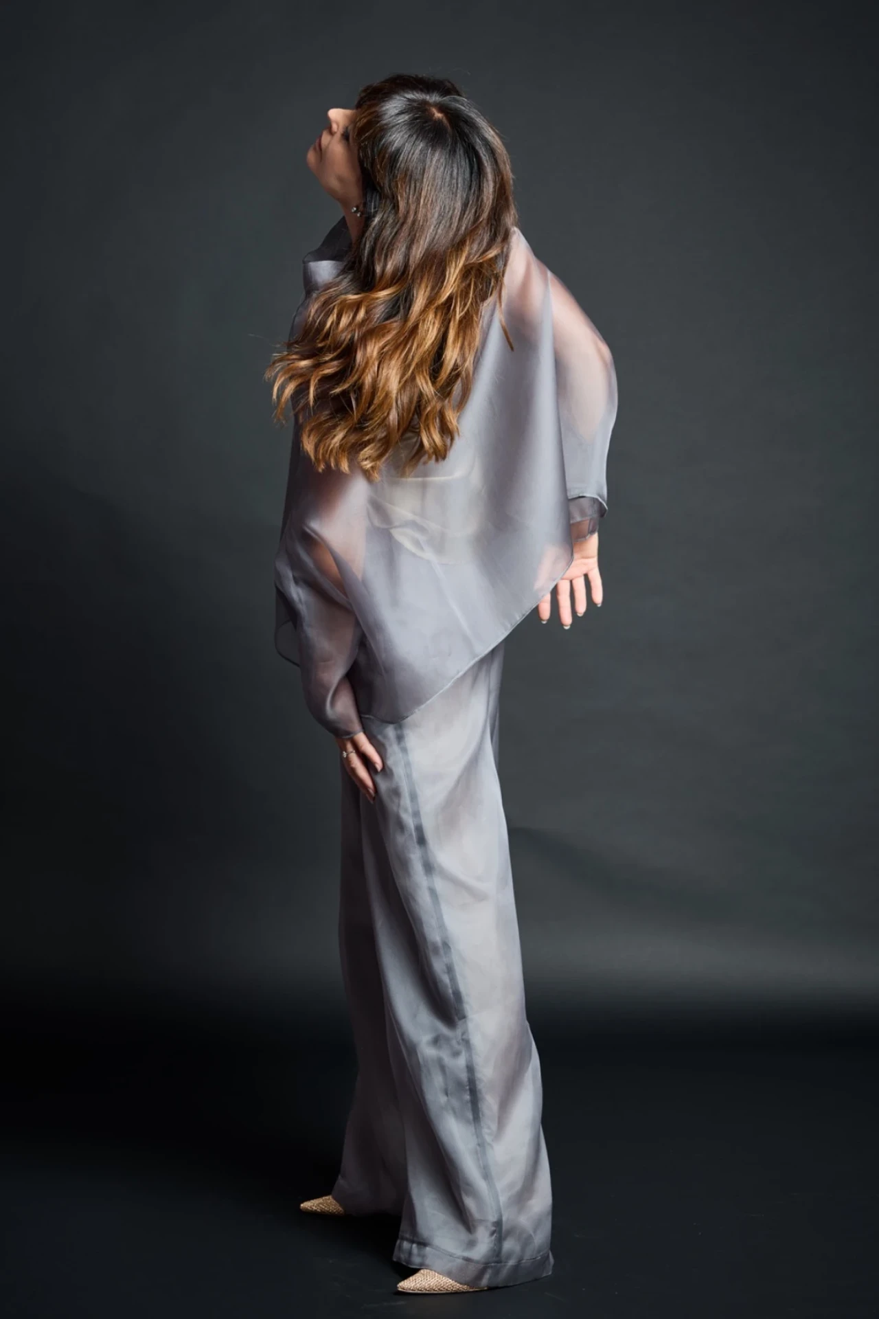 Seiden-Cape-Bluse | Design aus Salzburg.  
