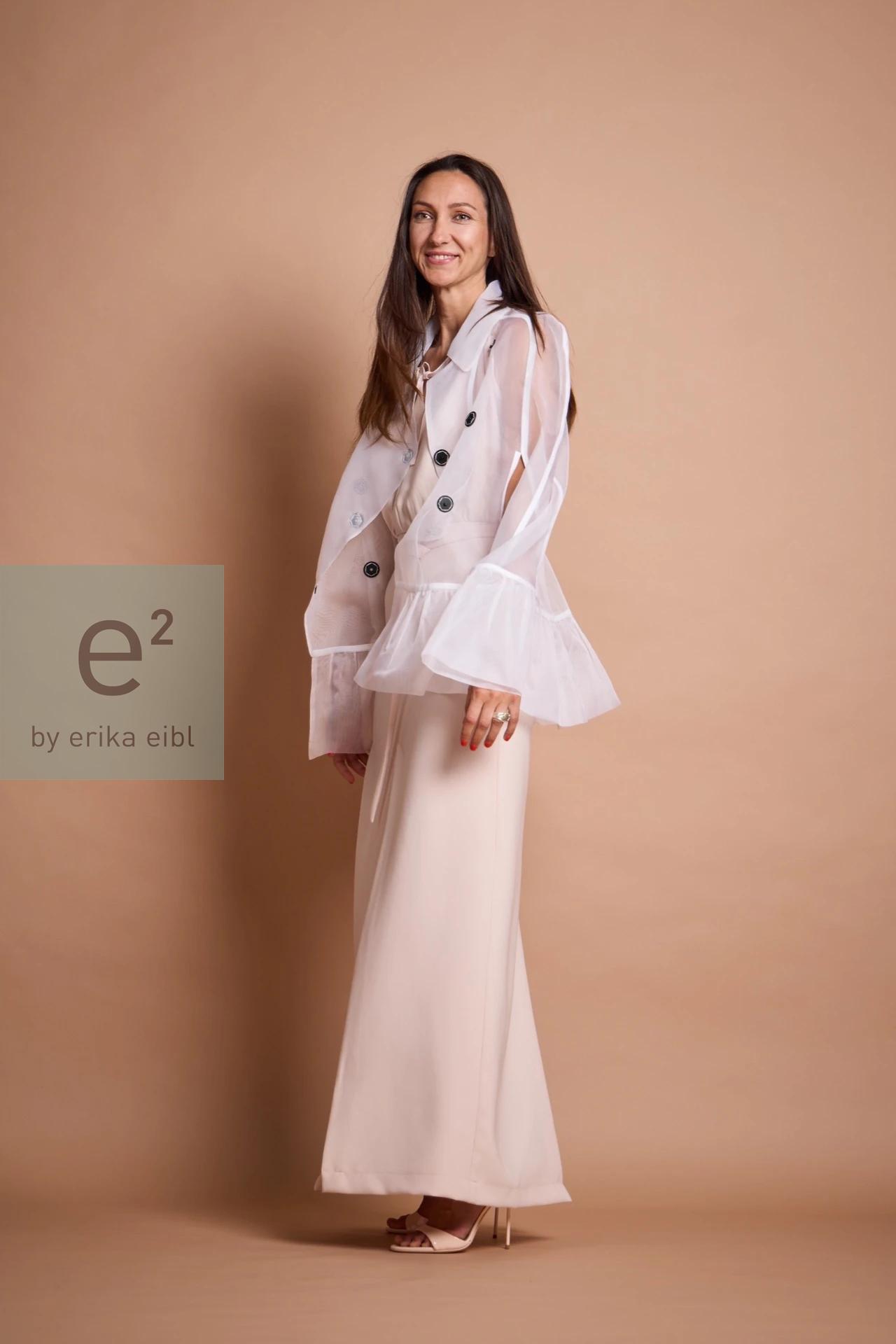 Cape aus Seidenorganza
