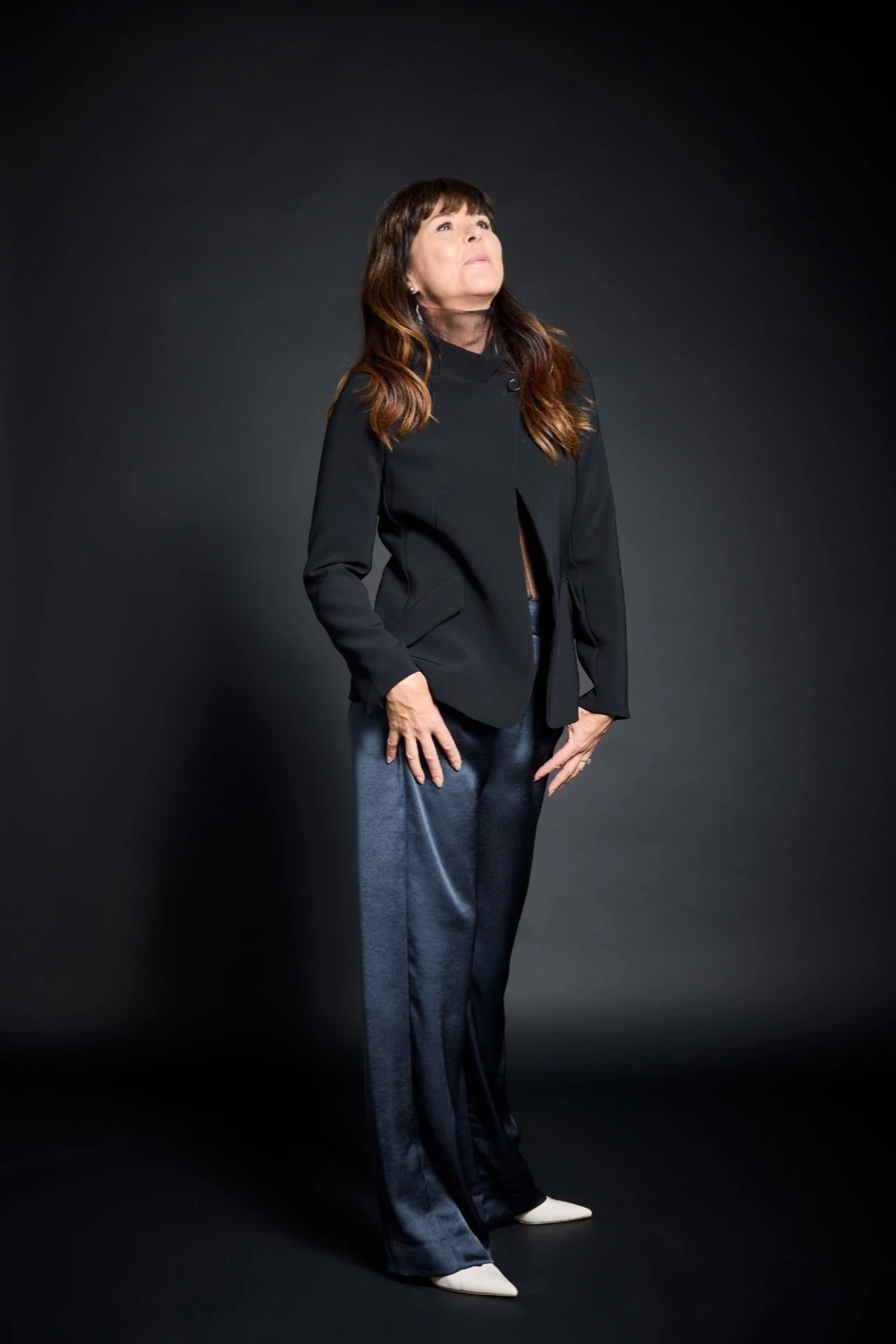 Schwarzer Blazer "Shui II"