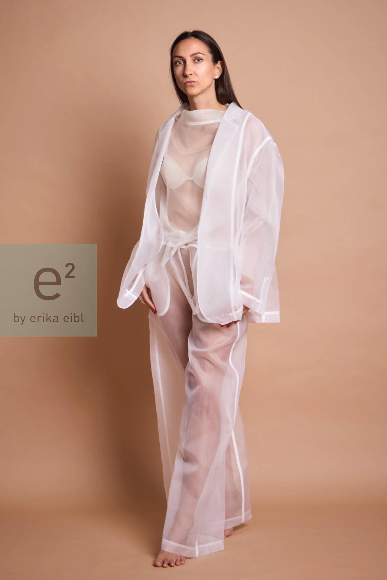 Oversized Blazer, Seidenorganza