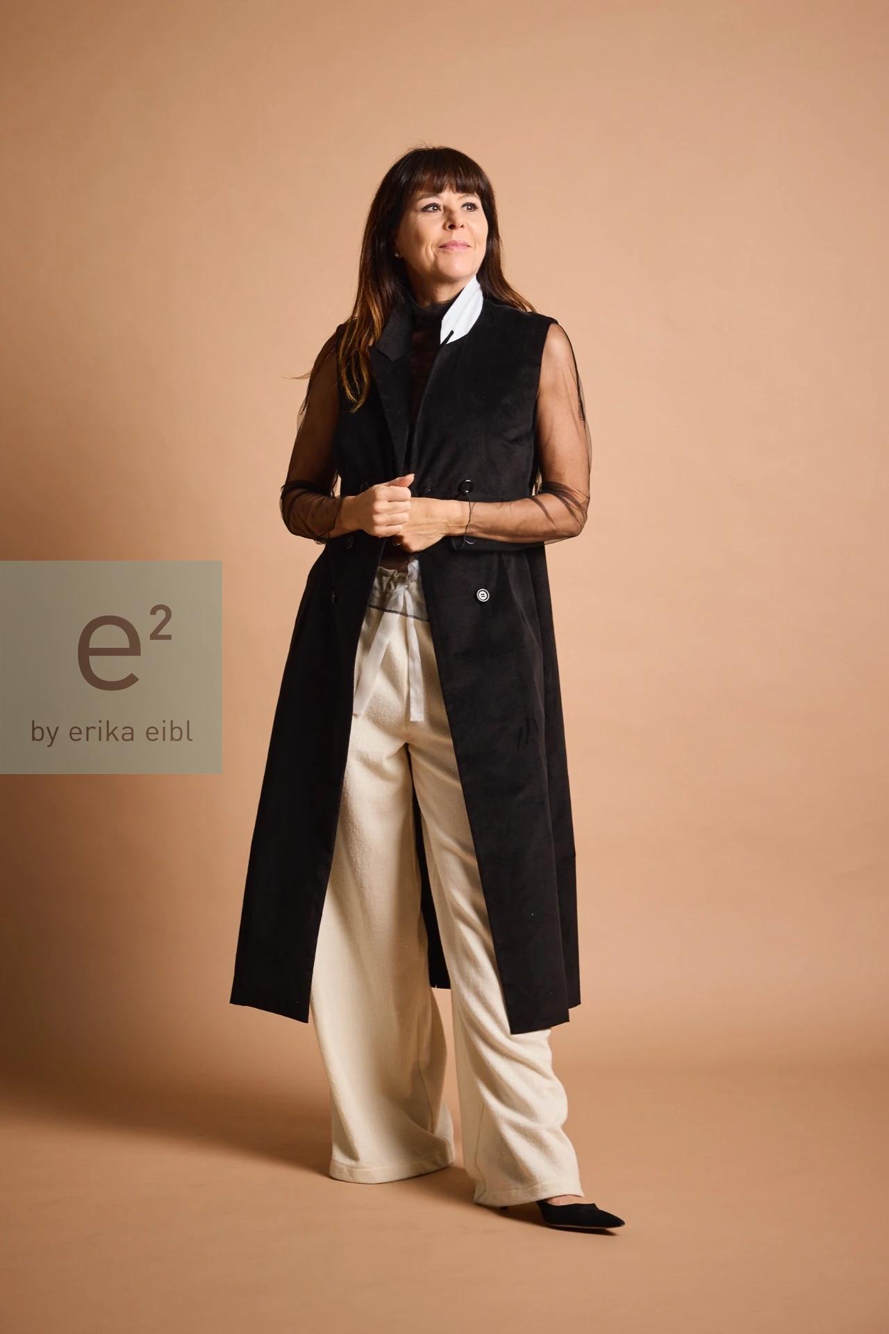 tailliertes Mantelkleid