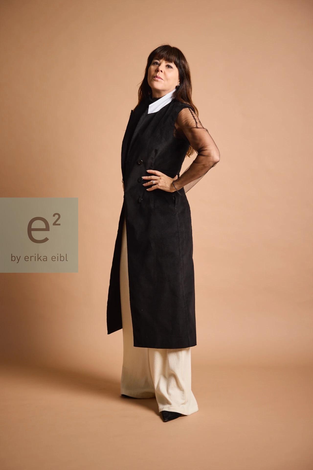 tailliertes Mantelkleid