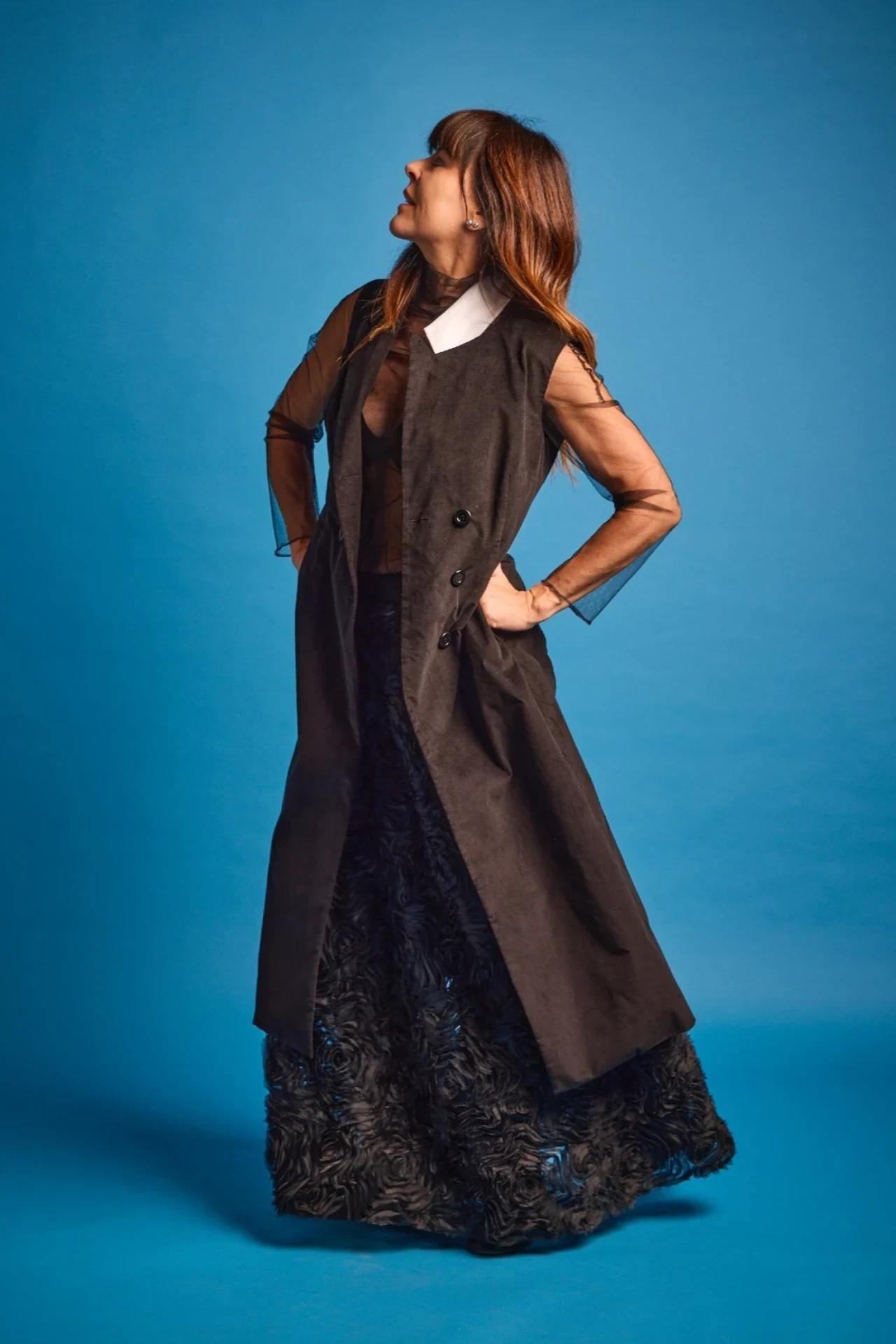 weit ausgestellter Rock 